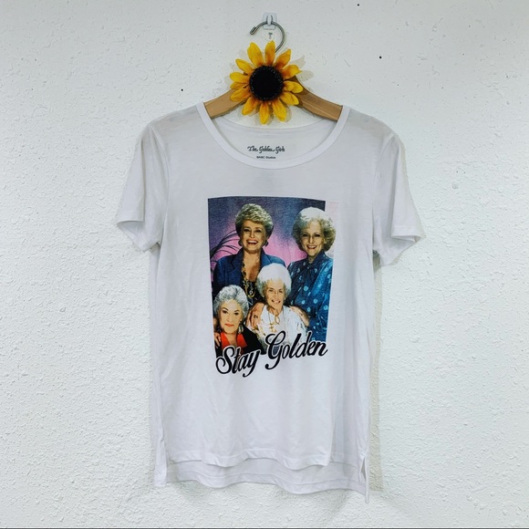 The Golden Girls Tops - The Golden Girls Sheer White T Shirt